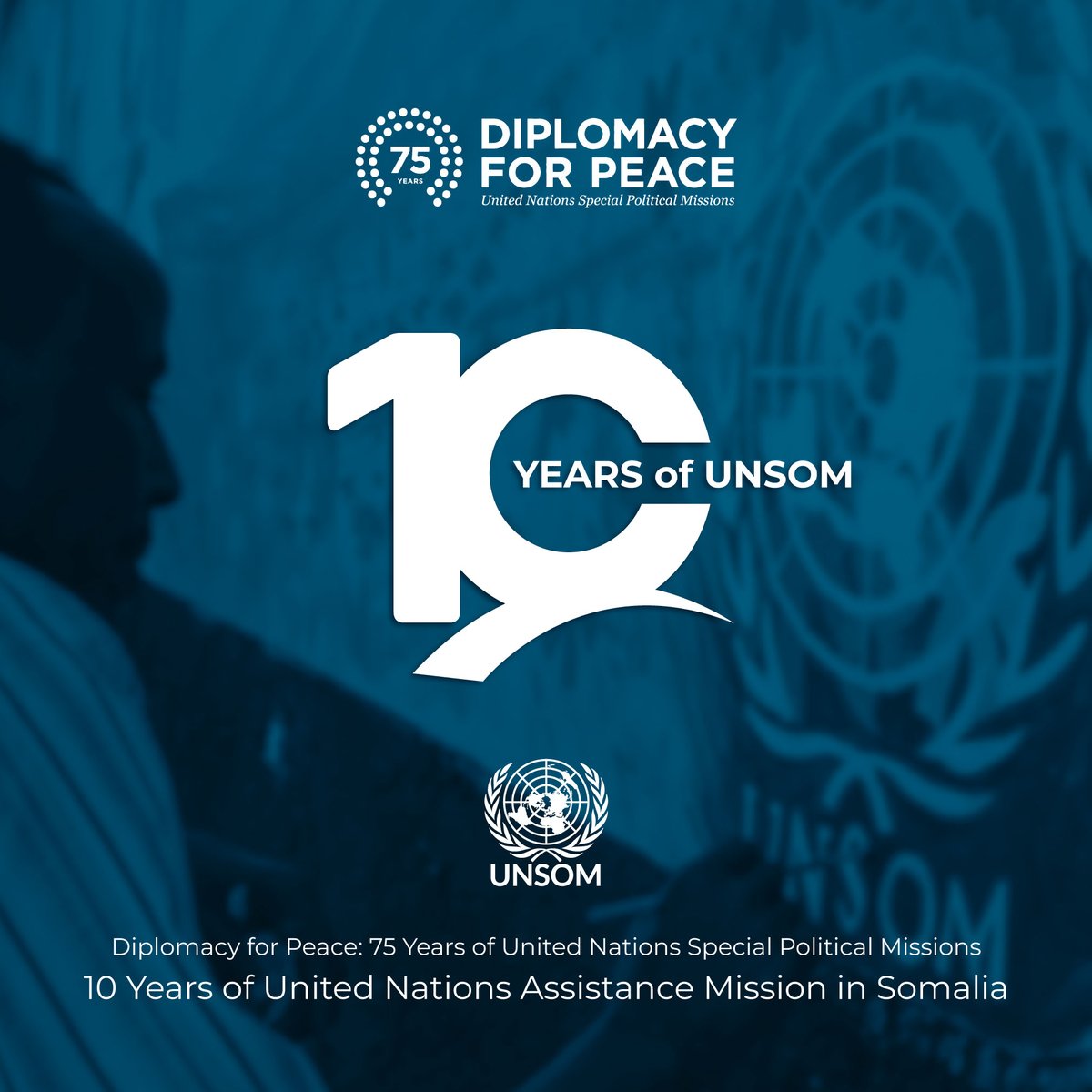 On the 10th anniversary of its establishment by the #UNSC in 2013, @UNSomalia takes the opportunity to reaffirm its unwavering commitment to supporting #Somalia with its state- and #peace-building, #security and #development efforts. 

#DiplomacyforPeace