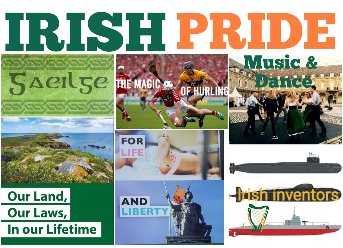 Throughout June and and the year, we should be proud of Ireland and all it has to offer to the world. #Irishfreedom #Pride