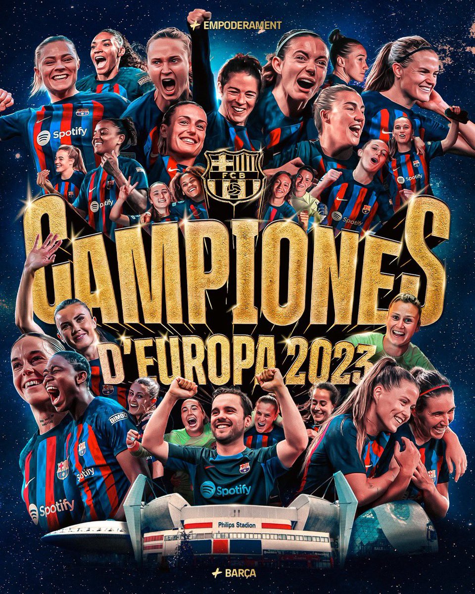 sircanalda's tweet photo. Champions!!! ❤️💙 #UWCLfinal https://t.co/7WvG5fU3UX