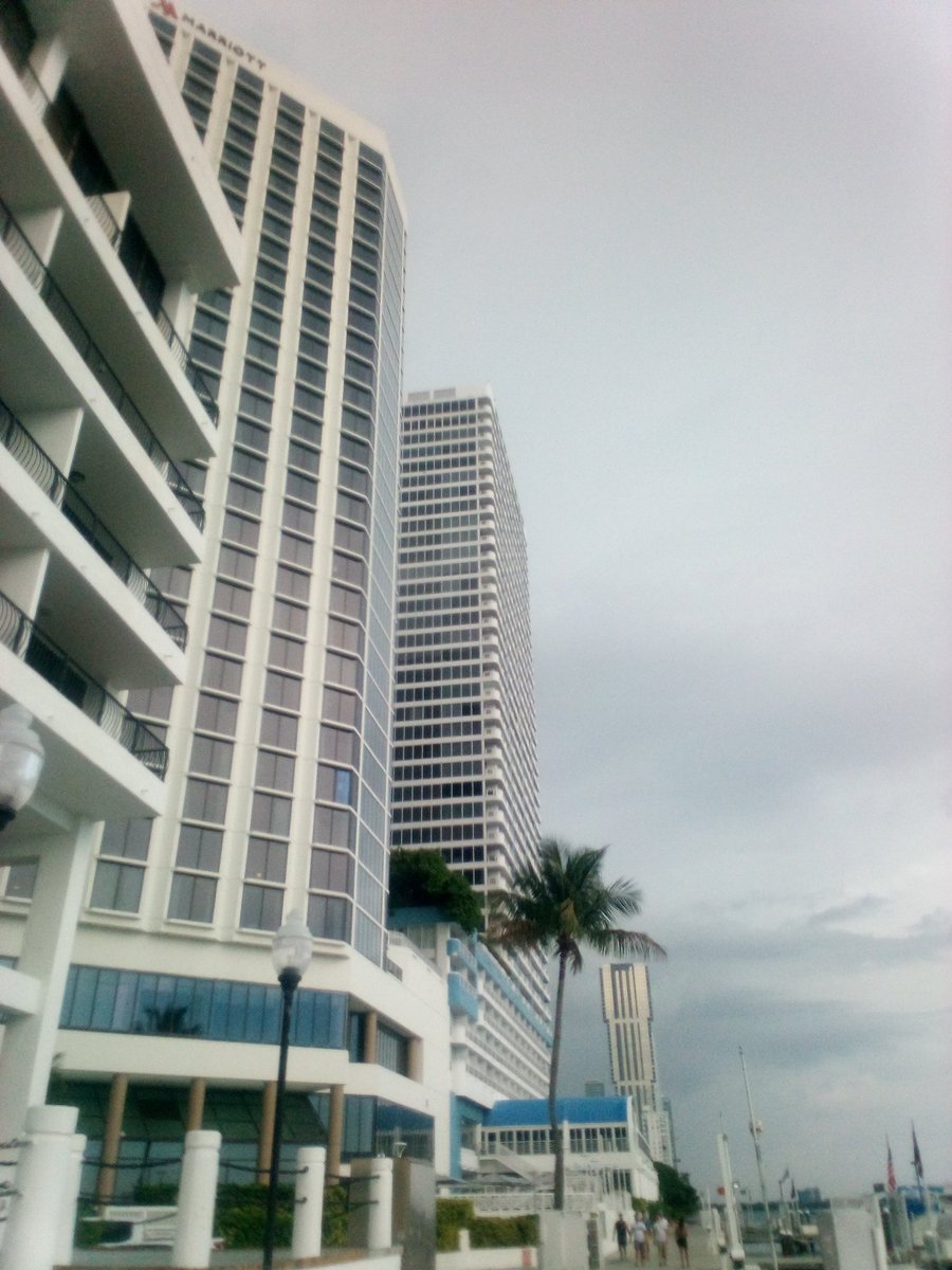 Miami grey skies...but the party 🥳 goes on!