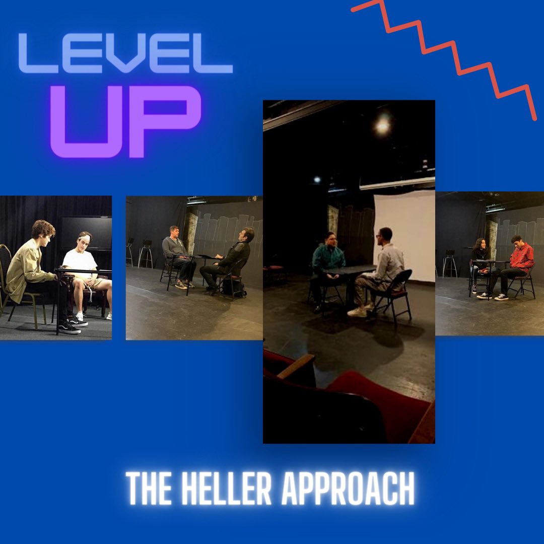 Time to level up! 👾

#thehellerapproach #hellerapproach #bradheller #acting #actingclass #scenestudy #actingtraining
