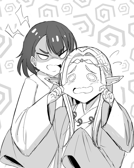 原稿作業休憩らくがき(気づいたら2時間経ってた)
巫女よ～～ https://t.co/etkgLMNe1a