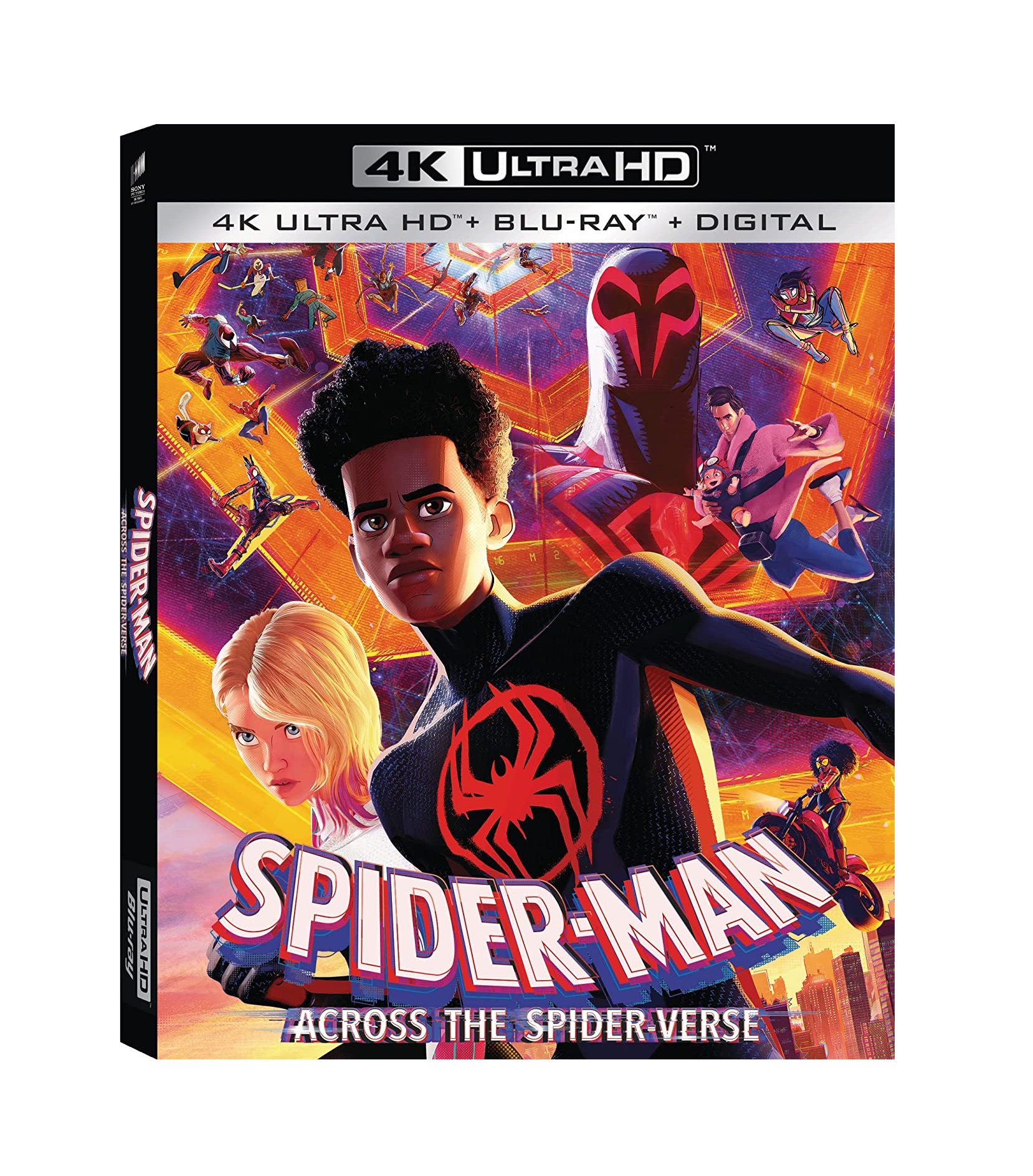 Spider-Man: Across the Spider-Verse (Walmart Exclusive) (Steelbook)  (Blu-Ray + DVD + Digital Copy Sony Pictures) 