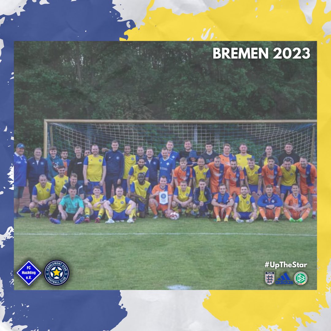 CharlemontStar's tweet photo. Danke für die Gastfreundschaft 💙🤍💛

@tv1875 x FC Huchting 

#UpTheStar ⭐️ https://t.co/6h38ZgA3Eq