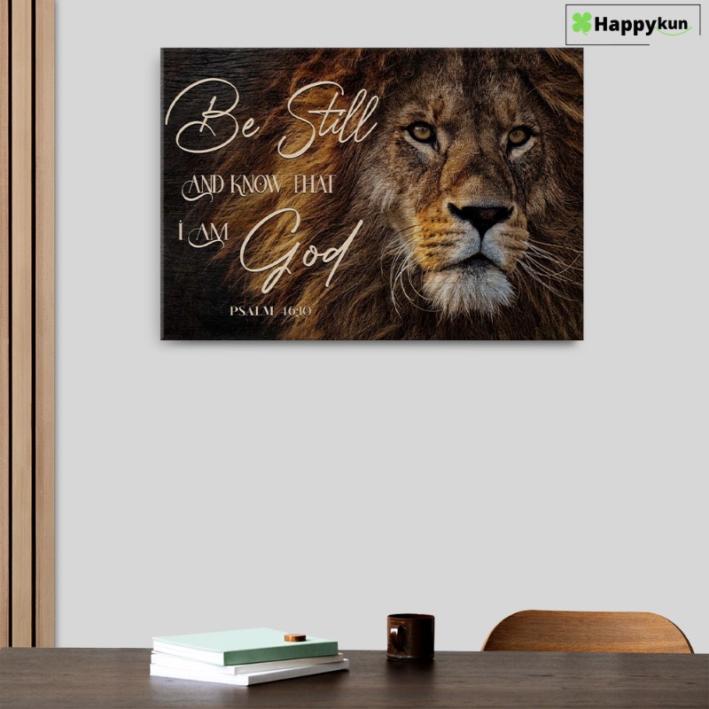 Happykunstore's tweet photo. 🌟 Elevate your space with the serene presence of our 'Be Still And Know That I Am God' Canvas Wall Art. Let it inspire moments of reflection and peace. Order now and transform your home into a sanctuary! #FaithArt #SpiritualArt 🙏