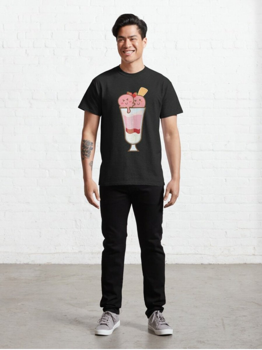 sugarpuffdesign's tweet photo. We have got your favourite strawberry sundae printed on #tshirts! 👀🍧🍓🤤 https://t.co/tMjlOTaMxE

#cutetshirt #kawaiitshirt #sugarpuffdesign https://t.co/1RTwvkWRti