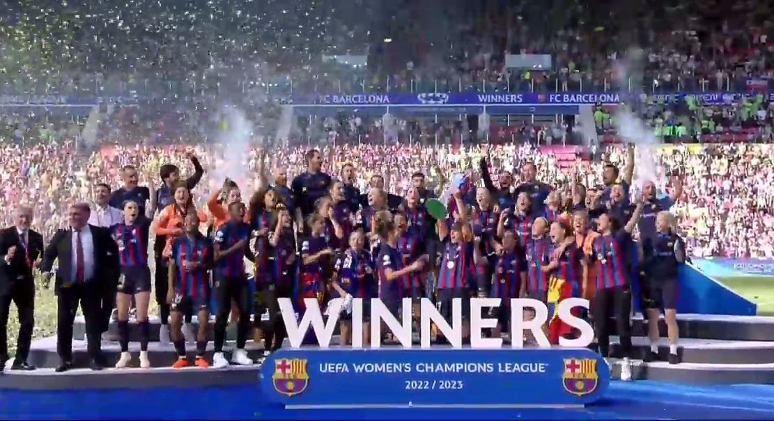 PenyaAlmogavers's tweet image. 💙❤️𝗖𝗔𝗠𝗣𝗜𝗢𝗡𝗘𝗦 𝗗'𝗘𝗨𝗥𝗢𝗣𝗔!!!💙❤️
#FCBarcelona
#FCBFemeni
#WUCL