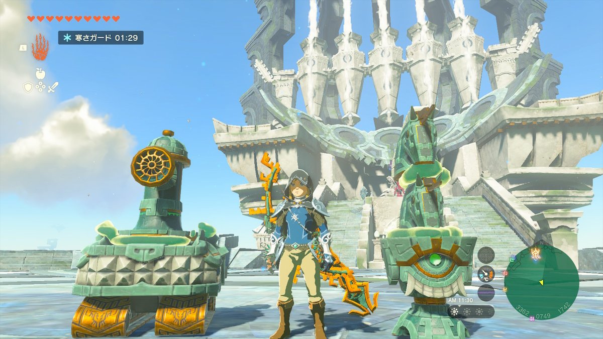 acari_ika's tweet photo. ミニ固定ビームと移動水車でおそうじ！！！！ #ゼルダの伝説 #TearsOfTheKingdom #Zelda #NintendoSwitch https://t.co/xXf6q7DxrI