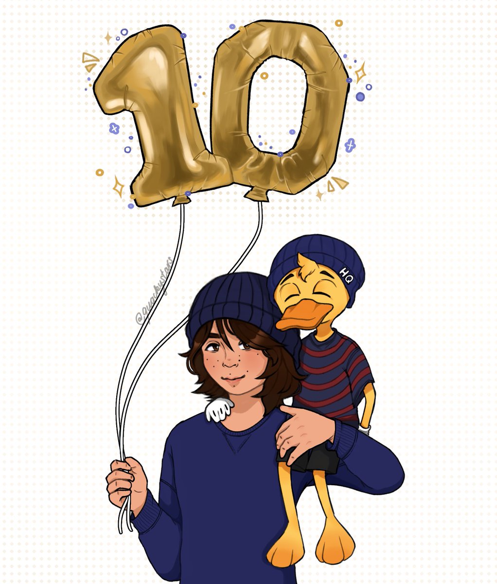 ✨ HAPPY 10 YEARS QUACKITY 💙🐥

#10thQuackiversary #10Quackiversario
#quackityfanart