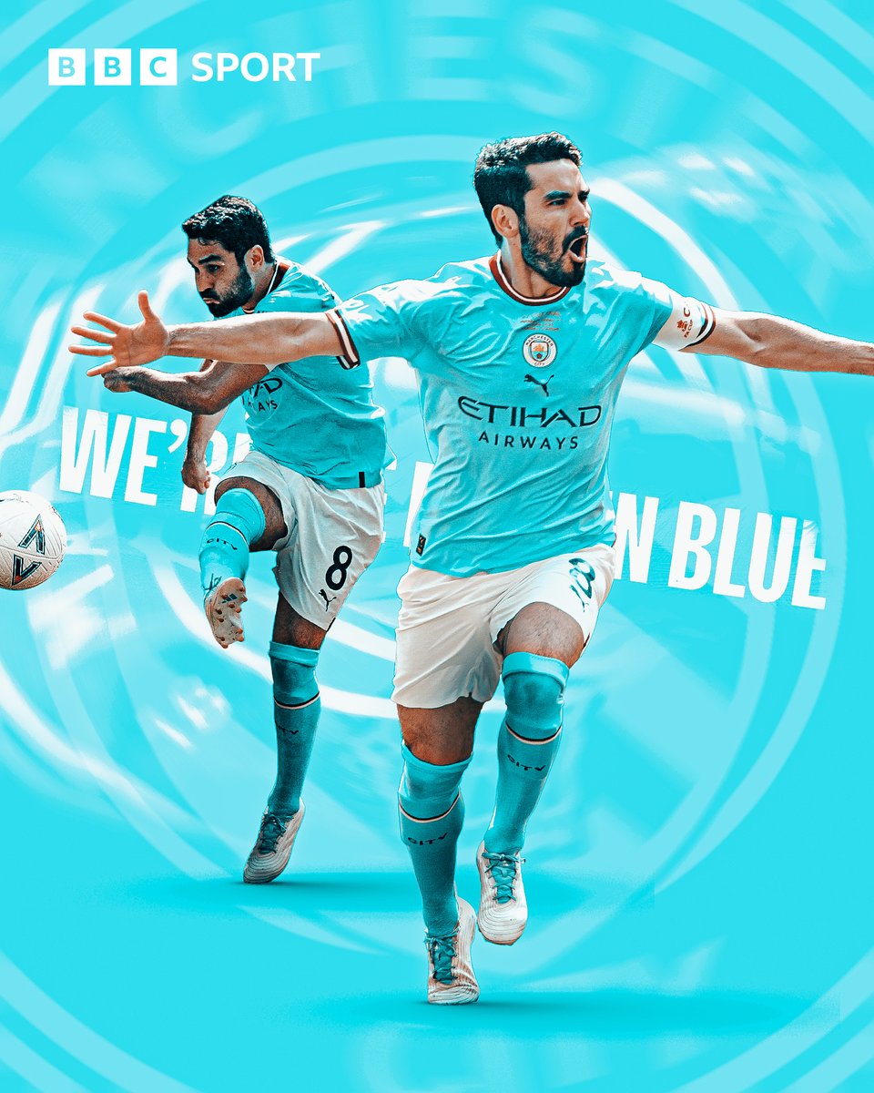 BBCSport's tweet photo. Captain fantastic 🔥

Man City's hero yet again 🦸 That's six goals in six games, three braces.

#FACupFinal https://t.co/hFxrnr7N2g