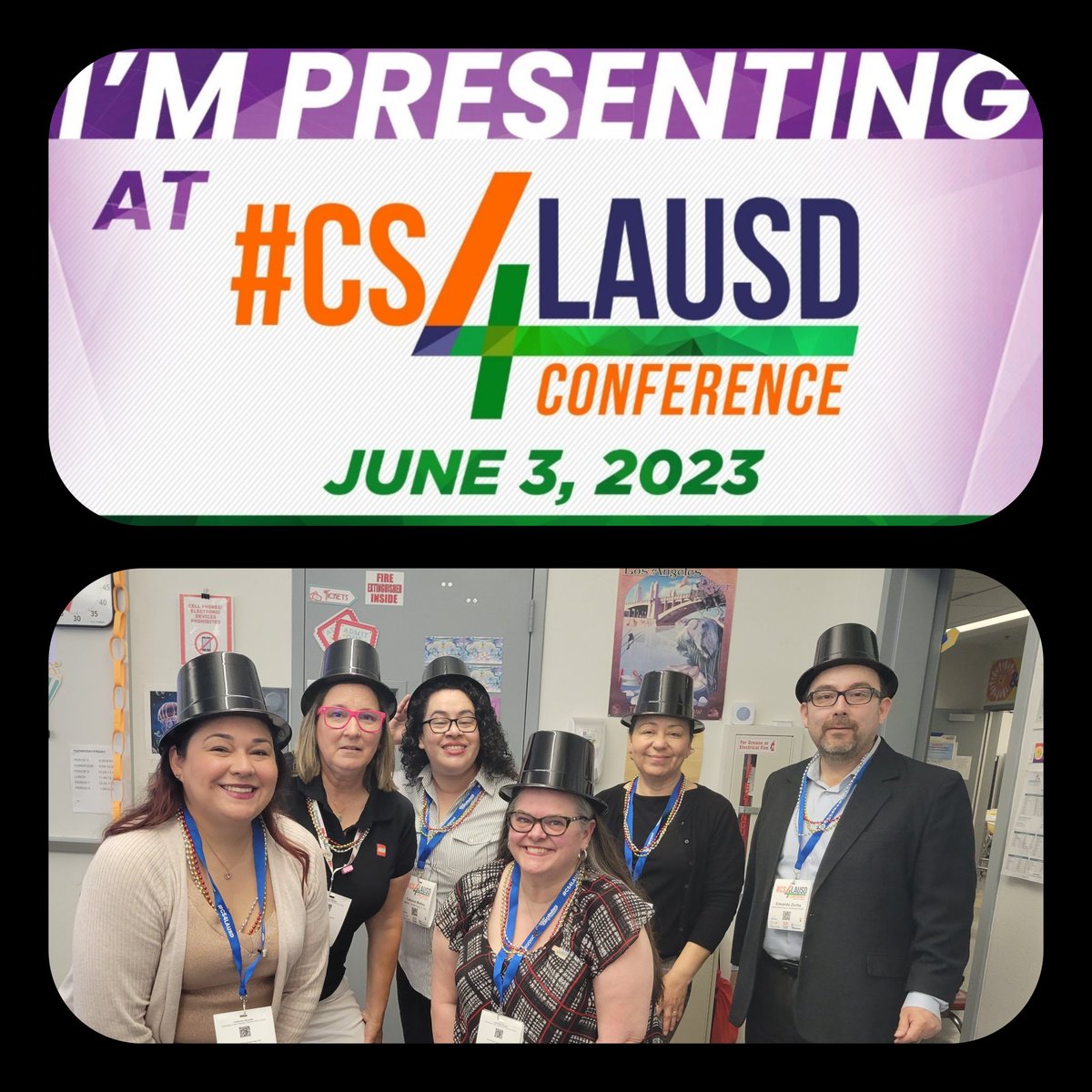 So excited to be presenting along with @LEGO_Education at today's @ITI_LAUSD #CS4LAUSD conference. How lucky to present with a room full of #teacherbesties! #PLN #edtech #itflife #LEGOConfidence #edtechcoach #escaperoom