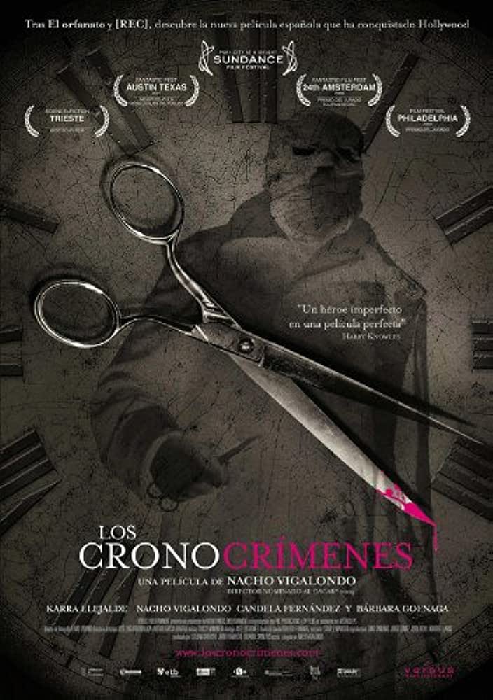 Roblee75's tweet photo. @JamesGunn Los Chrono Crimenes aka Time Crimes. An awesome time travel film that is not Back to the Future. https://t.co/RHi74A6z95