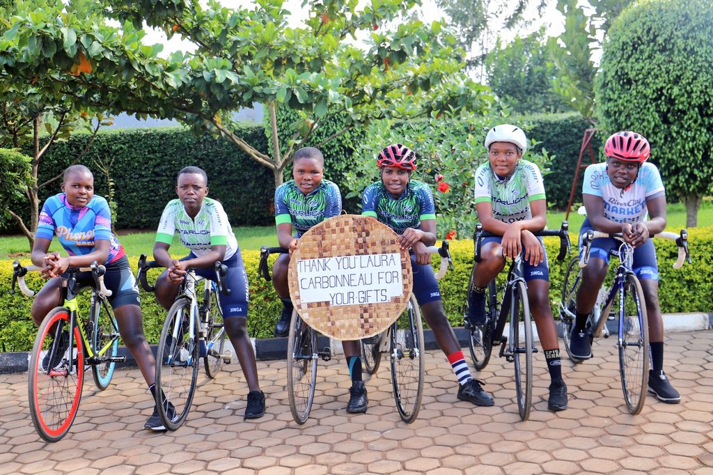 BugeseraC's tweet image. Dear @lauratex and @RideMeow, we thank you very much for the donated bike accessories and cycling clothes to our team. 

Your generosity means a lot in process of supporting our young ladies in cycling  especially on this #WorldBicycleDay.

Thank you 🙏🏾