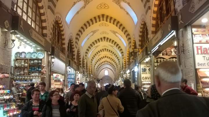 Tips for #MCFC fans or colleagues going to Istanbul final:
- Buy Turkish delight made with honey, NOT SUGAR (Hafiz Mustafa 1864 do nice ones)
- Take a riverboat tour 
- The Egyptian Spice bazaar (pictured) &amp; Arasta Bazaar are prettier than the admittedly impressive Grand Bazaar