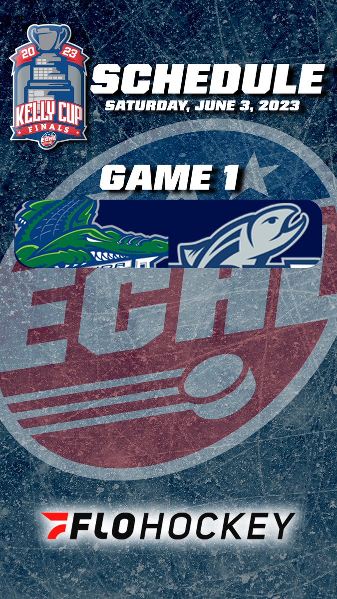 ECHL's tweet photo. And then there were two.
The #KellyCup Finals begin tonight on @FloHockey ⤵️
⏰ 9:10pm ET
@FL_Everblades 🆚 @Steelheads
📺 https://t.co/mw2EMw55gy https://t.co/c2GmagypuK