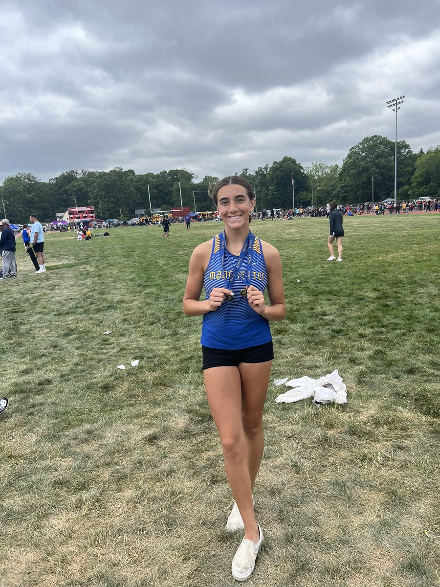 Bella Palmiotto came in 2nd place in the triple jump yesterday with a 36’7” jump and won the long jump today with a pr 17’3.5” jump today at State Sectionals. Onto groups to earn her spot into the Meet of Champions. Congrats Bella! <a href="/MTHS_Sports/">Manchester Twp. H.S. Sports Updates</a> <a href="/MTownGirlsTrack/">Manchester Twp Girls Spring Track</a>