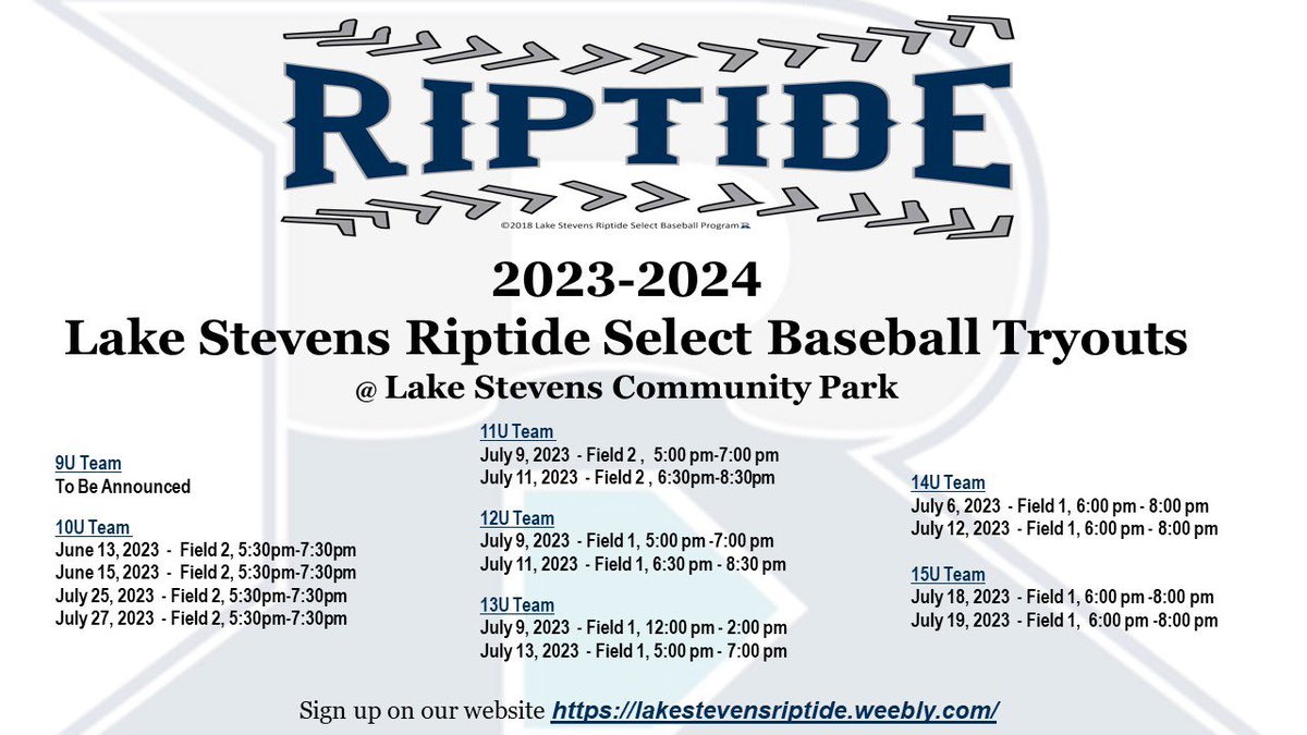 Lake Stevens Riptide Select Baseball tweet media
