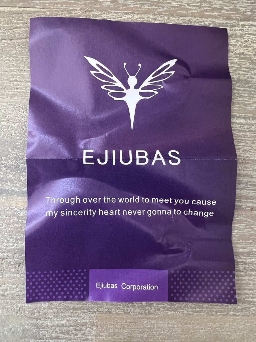 “Through over the world to meet you cause my sincerity heart never gonna to change.” - Ejiubus. I love foreign packaging.