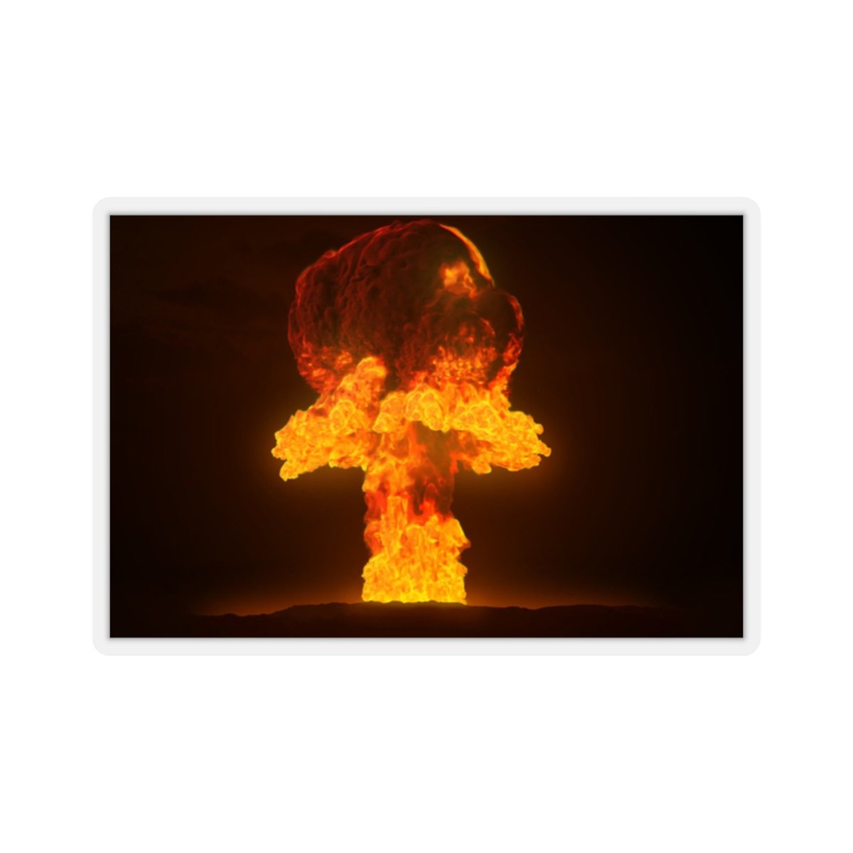 ABS2SHOP's tweet photo. Nuclear Energy Bomb Atomic Explosion Mushroom Cloud Fallout Sticker, Laptop Sticker, Water Bottle Sticker https://t.co/wPjz3ZuGaS #sticker #laptopsticker #macbookprosticker #nuclearsticker #nuke #nuclearenergy #nuclearbomb #mushroomcloud #waterbottlesticker https://t.co/1B1g93YkOK