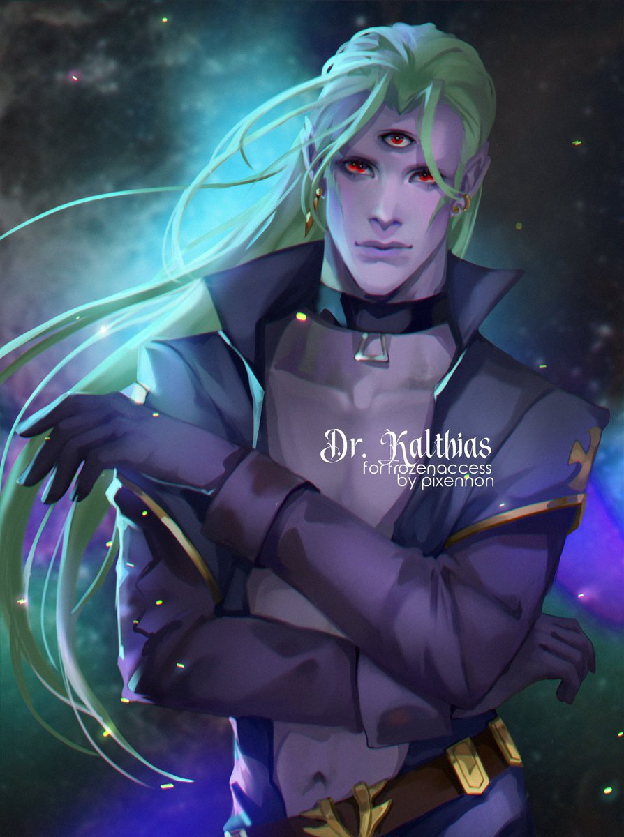 Pixennon's tweet photo. Dr. Kalthias for frozenaccess 

#commission #portrait #artwork https://t.co/C6Rpnhih5O