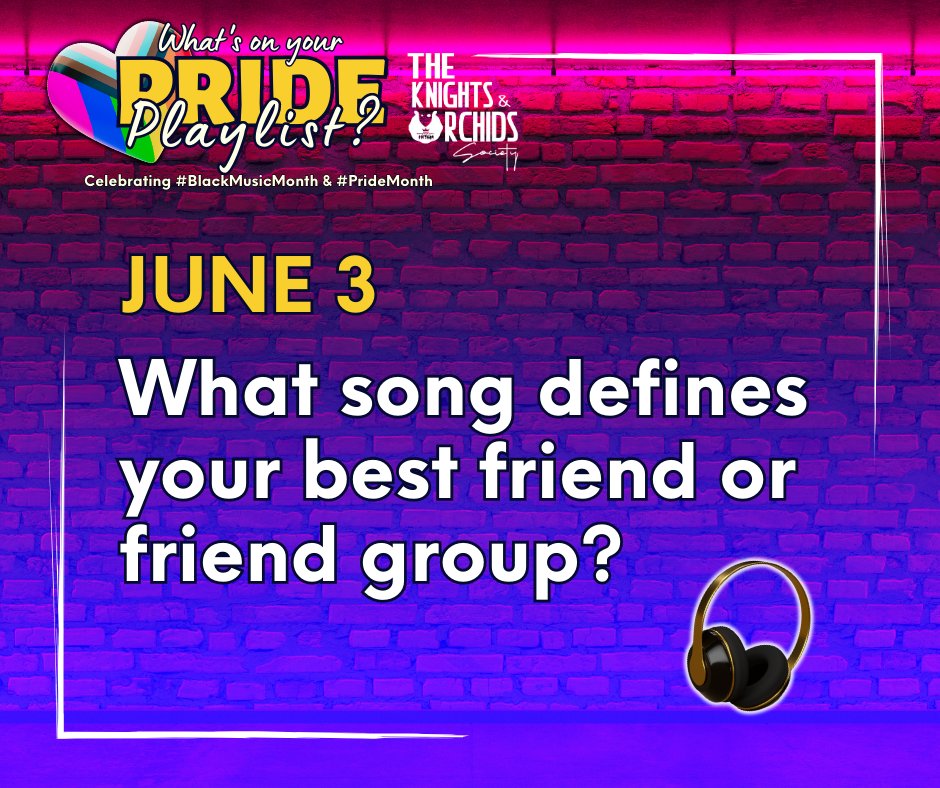 TKO_Alabama's tweet photo. WHAT'S ON YOUR #PRIDE PLAYLIST?

Celebrate #PrideMonth and #BlackMusicMonth by sharing the soundtrack of your life.

#MontgomeryBlackPride #selmapride #alabamapride🌈 #alabamapride #PridePlaylist #tkosociety https://t.co/gGsW9aNJbp
