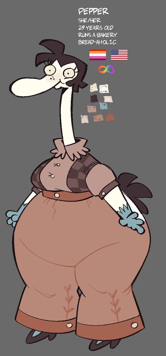 DymeArachnyd's tweet photo. Pepper
- Based off hens and the blue footed booby
- Silly, soft, gentle, sweet, a bit emotional at times
- Loves bread, more bread, all the bread and her cat Pumpernickel (and trying new things) https://t.co/PIKkOufg8u