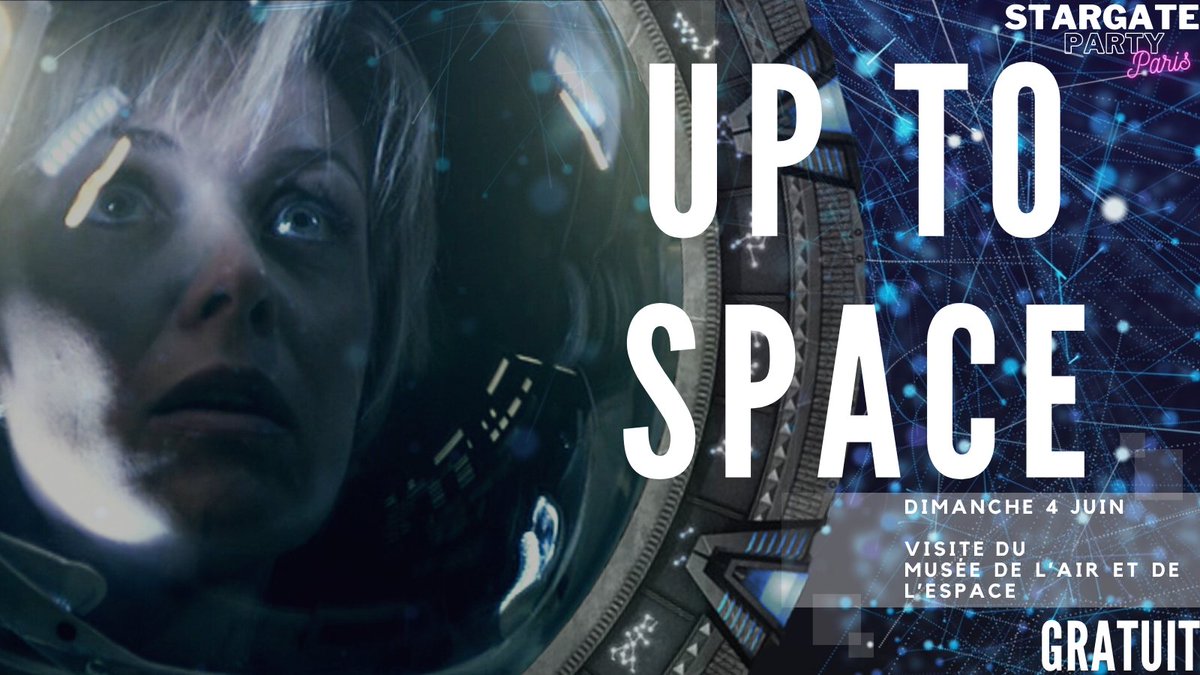 StargatePartyP's tweet photo. Dimanche 4 juin, nous vous invitons pour une mission spatiale au musée de l'Air et de l'Espace!
Nous pourrons pique-niquer tous ensemble sur le tarmac juste après la visite pour ceux qui veulent!
#stargate #stargatesg1 #stargateuniverse #stargateatlantis https://t.co/CisLMUQshY