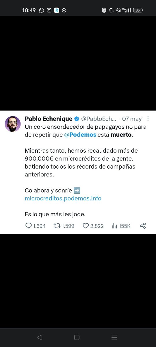 TrajanoI's tweet photo. @PabloEchenique @PODEMOS Hay veces en las que el muerto es el último en enterarse... Suerte devolviendo el dinero. https://t.co/GBajdC71mT