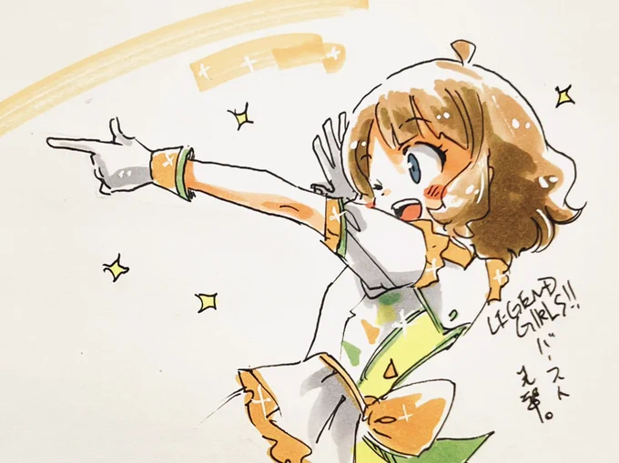 「Legend Girls!!」のバースト桃子ちゃんセンパイ。
