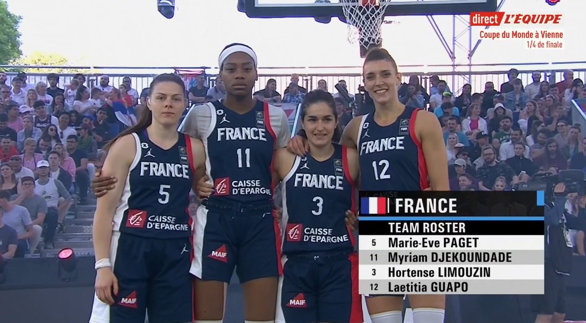EspritBasket's tweet photo. Fière allure cette team 💙

Pour une place en demi-finale 👊

#FRACAN 🇫🇷 - 🇨🇦
#EspritBasket https://t.co/iOOkJbmlqB
