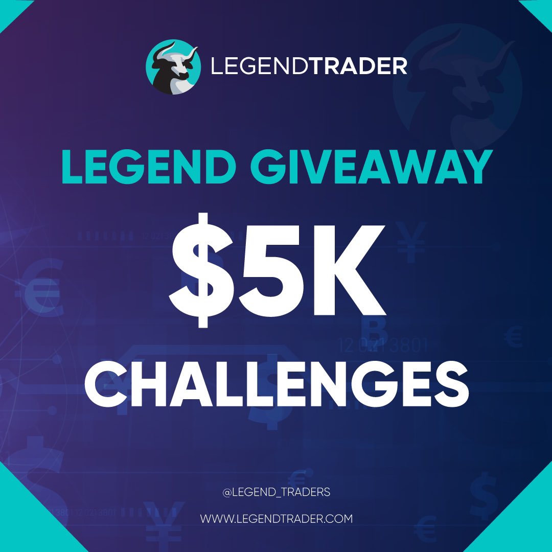 theARYA00's tweet photo. 4X $5K funded account giveaway with @Legend_Traders 
Simply,
1. Follow @theARYA00 and @Legend_Traders 
2. Tag 3 trader friends and ask them to follow both accounts.
3. Like and retweet this tweet. 
Winners announced in 48hours. https://t.co/0NgLOZmNdG