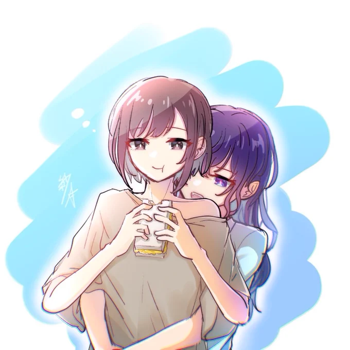 #まふえな版深夜の創作一本勝負 お題は「吸血鬼」「牙」「食欲」ですー 同棲中&朝ご飯中ー