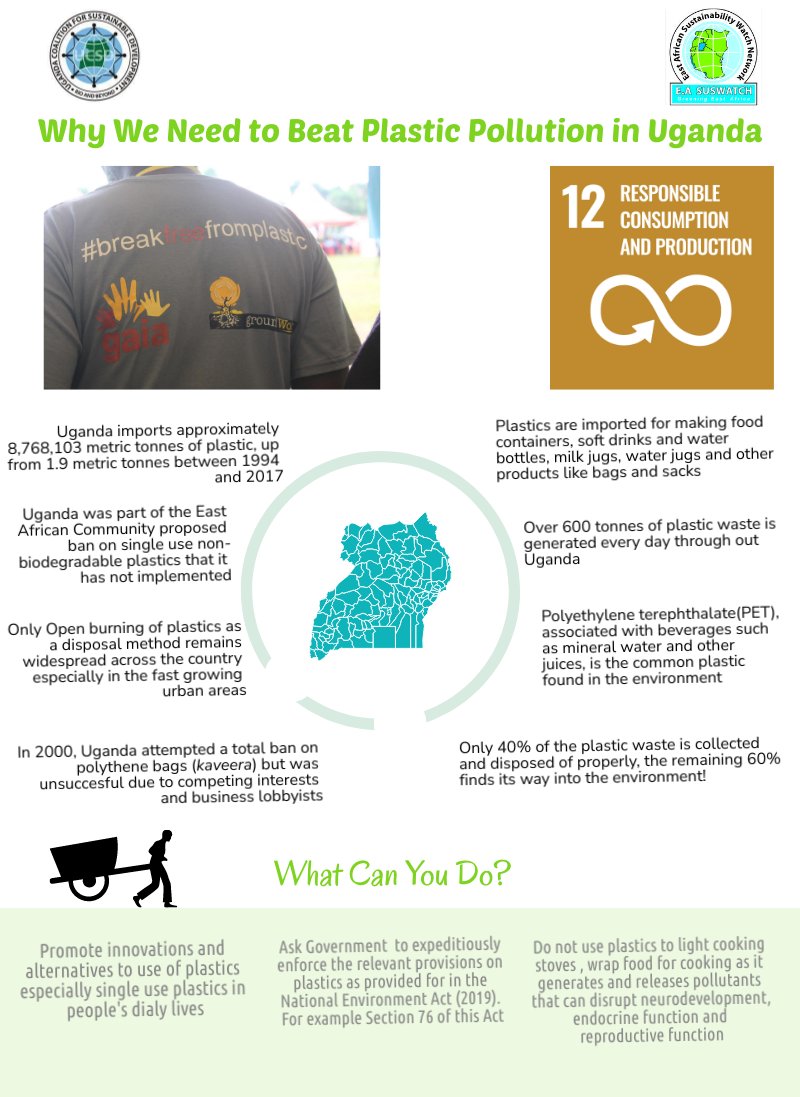 ugandacoalition's tweet photo. Why we need to #BeatPlasticPollution 🇺🇬 #WorldEnvironmentalDay @jeepenergy @john_kaganga @RUDMEC1 @Kabishanga1 @dkaziro @ESusWatch @nemaug #stopkaveeranow https://t.co/YmeZu2HI20