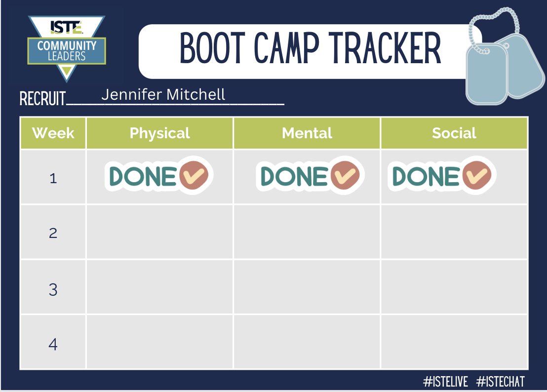 Kindermitch's tweet image. Week one #ISTELive Bootcamp is DONE! #ISTEChat
Bring on week 2! @mrshowell24 @gret