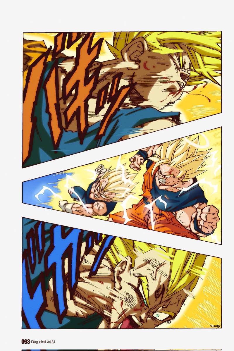 GianBv_tw's tweet photo. Goku vs M Vegeta https://t.co/UdGlQ94OMB