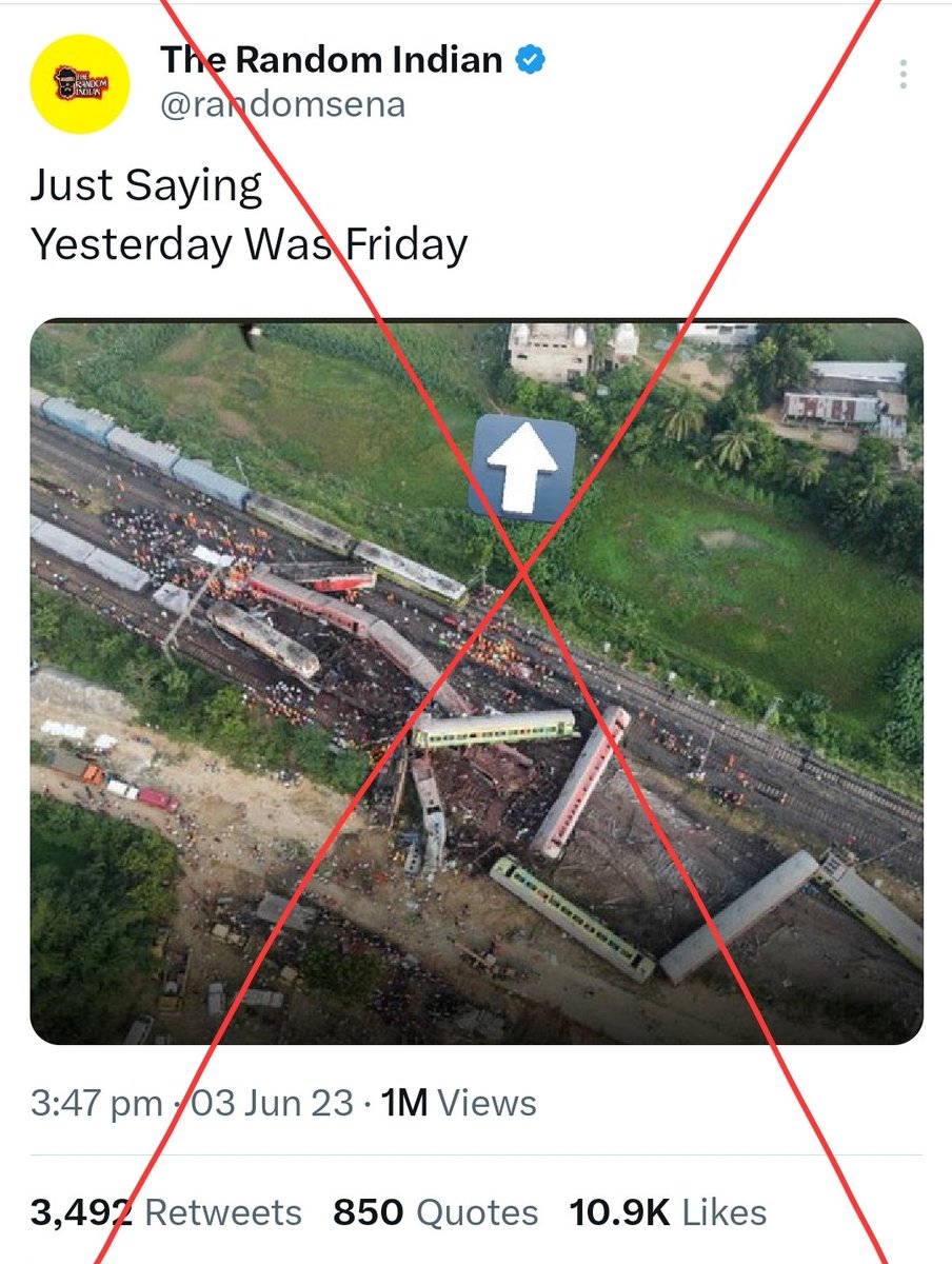 zoo_bear's tweet image. Hello @arunbothra @DGPOdisha @odisha_police @CMO_Odisha, Will there be any action against this dangerous and Communal Misinformation blaming a community for #CoromandelTrainTragedy