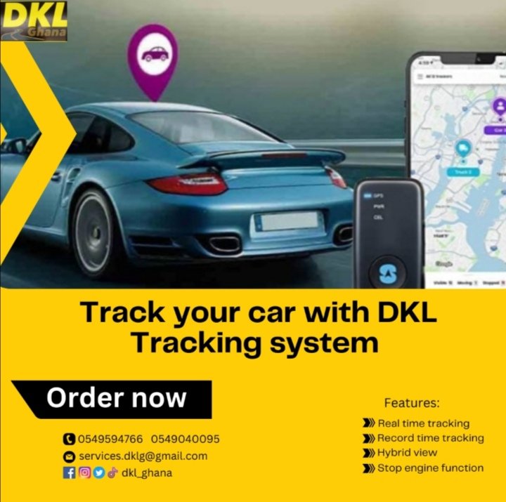 Safeguard your car with our quality car tracking solutions. Very efficient, reliable and affordable. 
Contact us
☎️: 054 9594766 or 0549040095. 
📍: K.Bamfo Business Centre A, 93 Busia Highway Accra.
#dklghana #cartracking #qualitycartracker #qualitytracker #tracking #cartracker