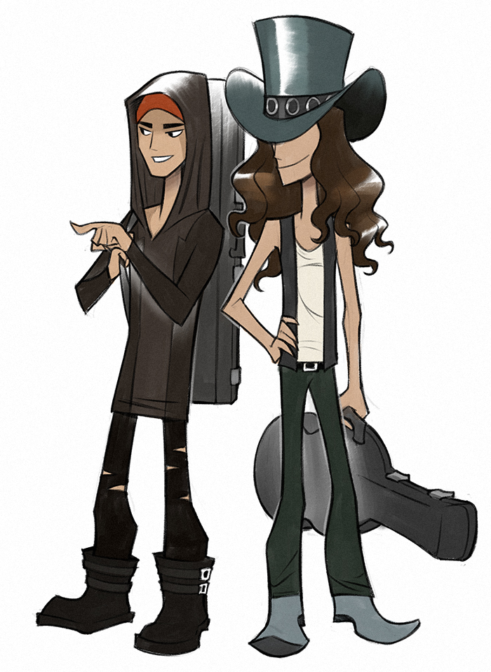 「Goob and Cyrus #detentionaire」|はっかのイラスト