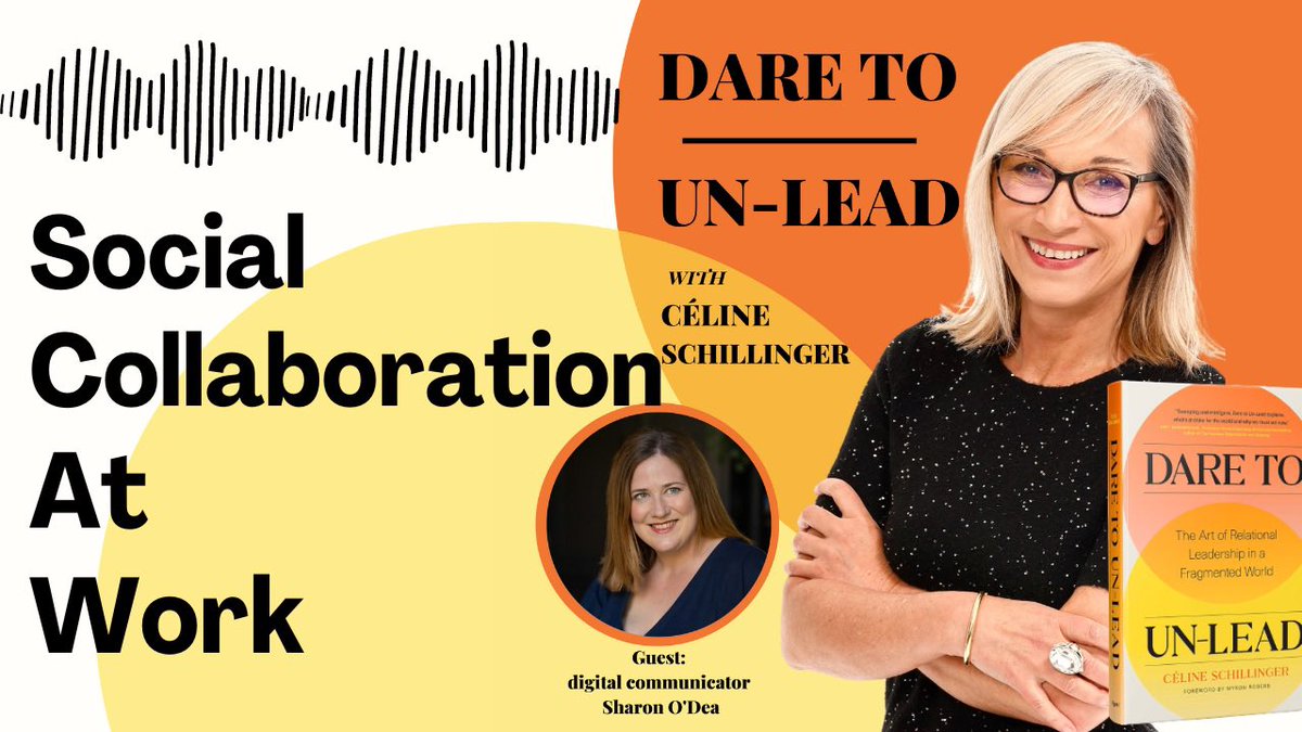 On social collaboration, digital tools and employee experience in the workplace, with @sharonodea 🚀💥 (2/9)
#DareToUnLead