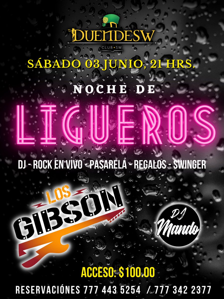 Duendesw_Cuerna's tweet photo. Llegó el sábado, vamos #ROCKEAR, bailar, cantar, gozar, besar y porque no, intercambiar besos, caricias y experiencias Sw... 😈
Ya reservaron❓7774435254 y 7773422377
#rocksito
#Dj
#SinInhibiciones
#Ligueros
#Swinger https://t.co/3Zj8NoOp5z