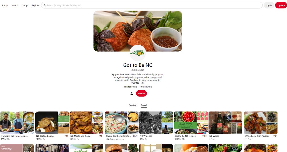 NCAgriculture's tweet photo. Need some inspiration (or pin-spiration) for some yummy N.C. dishes? Head on over to our Got to Be NC Pinterest page to save your favorite recipes to make this summer! #GotToBeNC #Pinterest #Recipe #NCRecipe #CookLocal #BuyLocal #NCAgriculture https://t.co/FNzbpBaqiI
