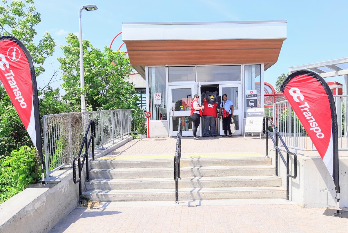 OC Transpo on Twitter "Stage 2's Greenboro station is open for Doors