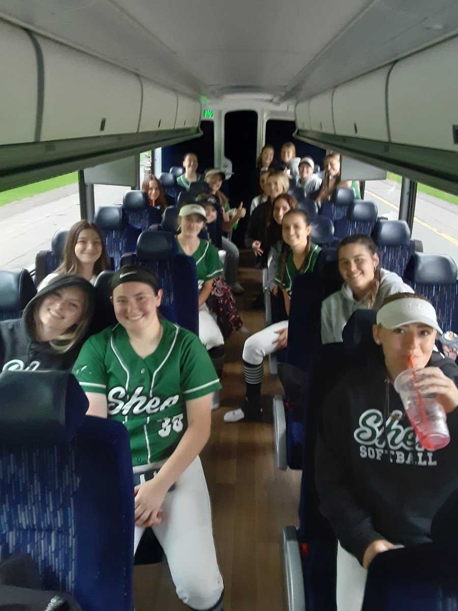 SHENSOFTBALL's tweet photo. We are on are way to Syracuse to take on Baldwinsville at 5pm....only a 2 hour 20 minute drive if you can come watch us! Otherwise follow us on GameChanger or NFHS Network. https://t.co/yUqMzwHJUj