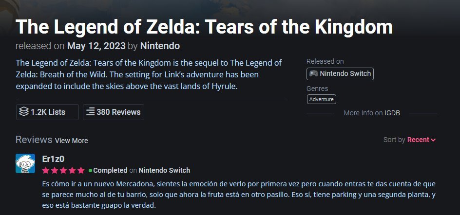 Er1z0_'s tweet photo. @EricRod_LYV Yo solo voy a dejar mi reseña del juego y me voy a ir https://t.co/jat9MRicvz