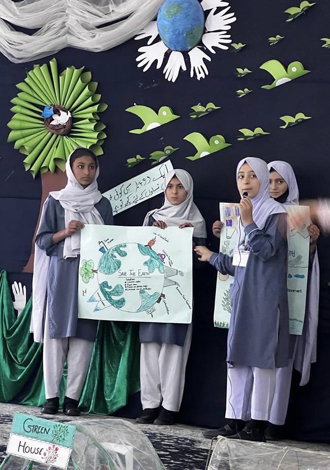 PlasticFreeGLT's tweet photo. Climate Change Awareness sessions for students in Girls Primary School Basin and Boys High School Shakiyot were conducted by P&amp;DD in collaboration with Education department, GBEPA and GLOF.II, UNDP.
@csgbpk @6cfbbe7239de41f @EnvironmentUrdu @GB_EPA https://t.co/dY1LDOlint