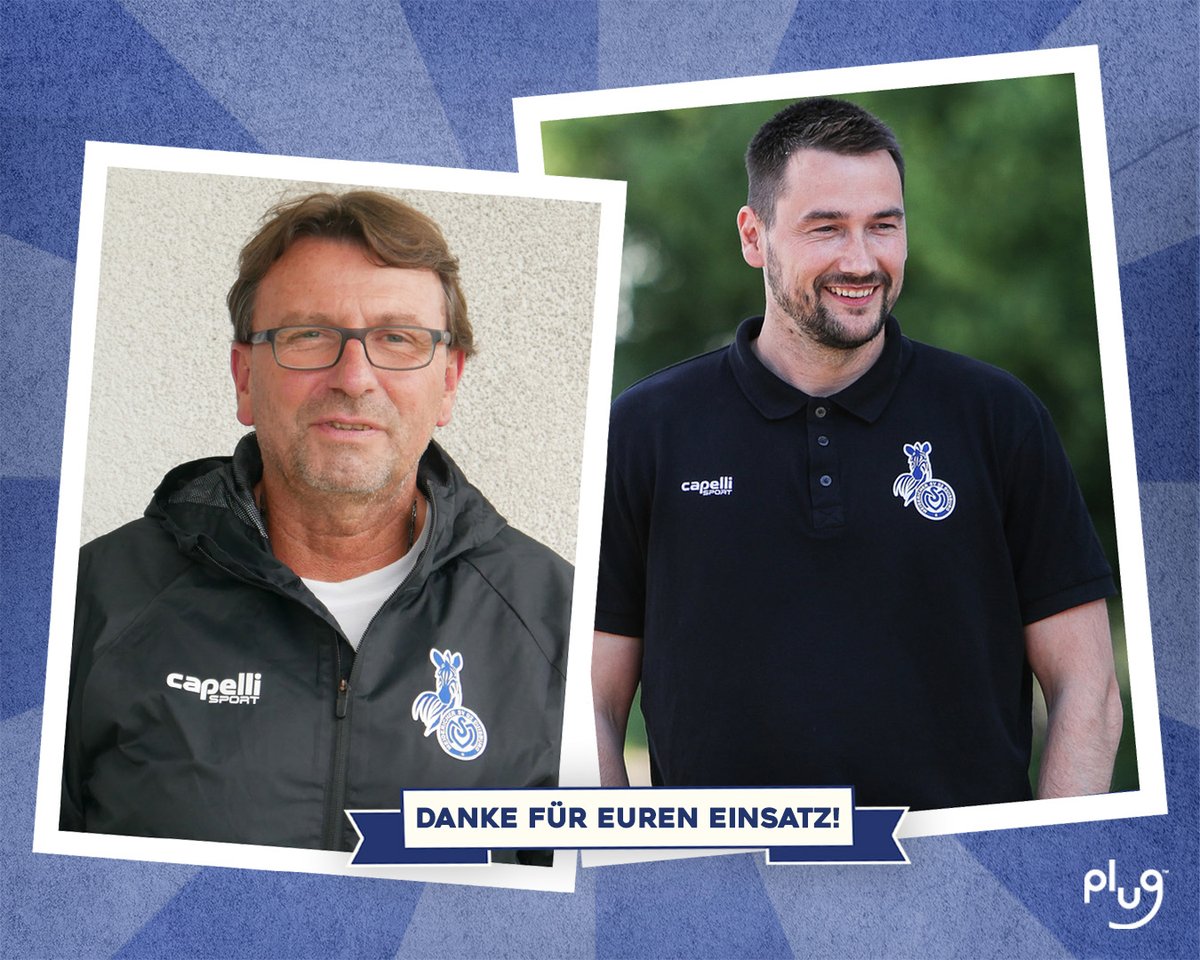 MSVDuisburg's tweet photo. Danke, Thomas! Danke, Philipp! 🙏

Thomas #Sliwa (U16-Trainer) &amp; Philipp #Schwierske (U15) verlassen die Westender Straße zum Ende der Saison 2022/23, jeweils aus persönlichen Gründen. Vielen Dank euch beiden für eure Leidenschaft an der Seitenlinie! 💪

#ZebraTalente #Duisburg https://t.co/Il12c9kUO8