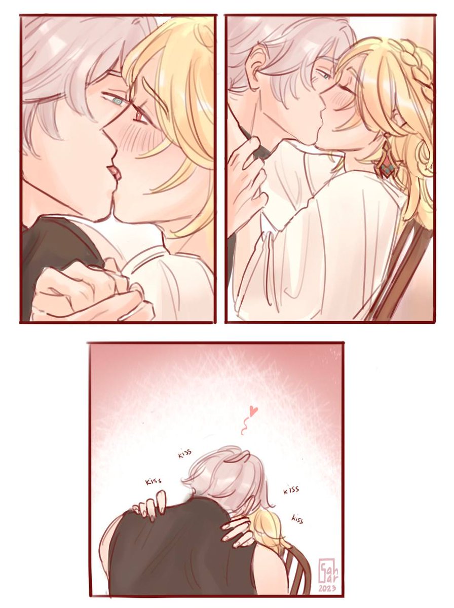 Sahar_nii's tweet photo. Some modern au and haikaveh's usual day🥰

#haikaveh #Haitham #Kaveh #Genshinlmpact https://t.co/9SCr8Dc2O0