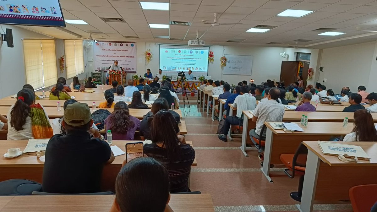 ranchi_rims's tweet image. Additional Chief Secretary Shri Arun Kumar Singh today addressed workshop on Addressing Early Growth Failure &amp;amp; Nutrition at Risk Infants.He said improving the quality of services provided to maternal &amp;amp; child care units is crucial

@HLTH_JHARKHAND  @BannaGupta76