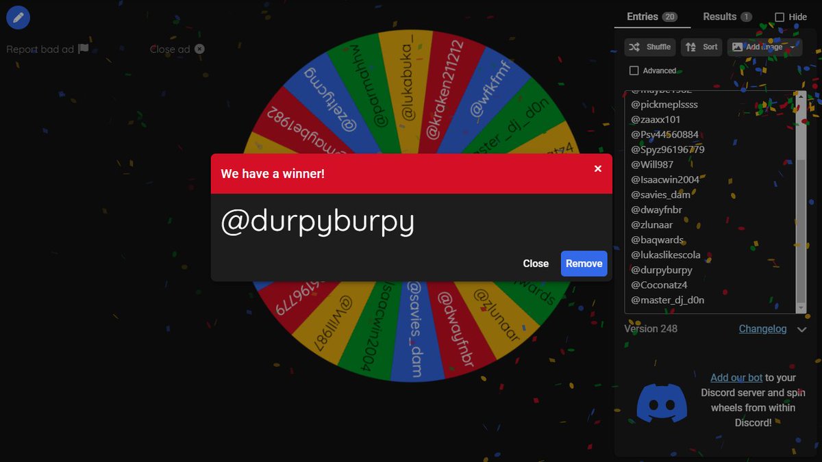 sHeifak's tweet photo. Congrats @DurpyBurpy, you have 24 hours to DM me to claim your prize. https://t.co/CTYa7Cjr67
