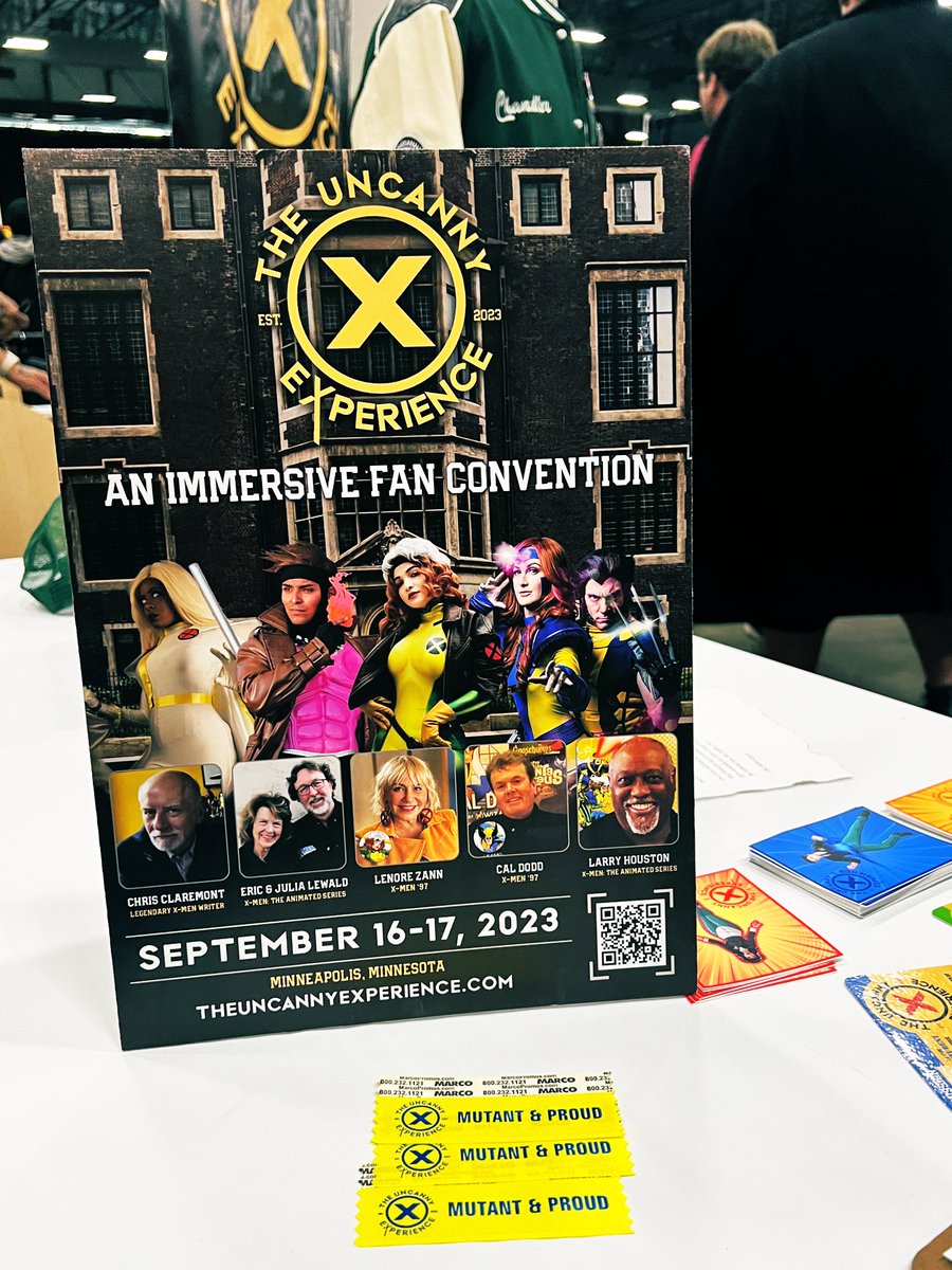 Check out that new event flyer art 👀
@DesMoinesCon #xtwitter #theuncannyexperience #xmen